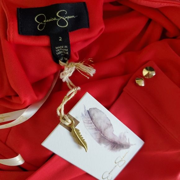 Jessica Simpson Cut Out Shoulder Sheath Dress Size 2 - Picture 9 of 16